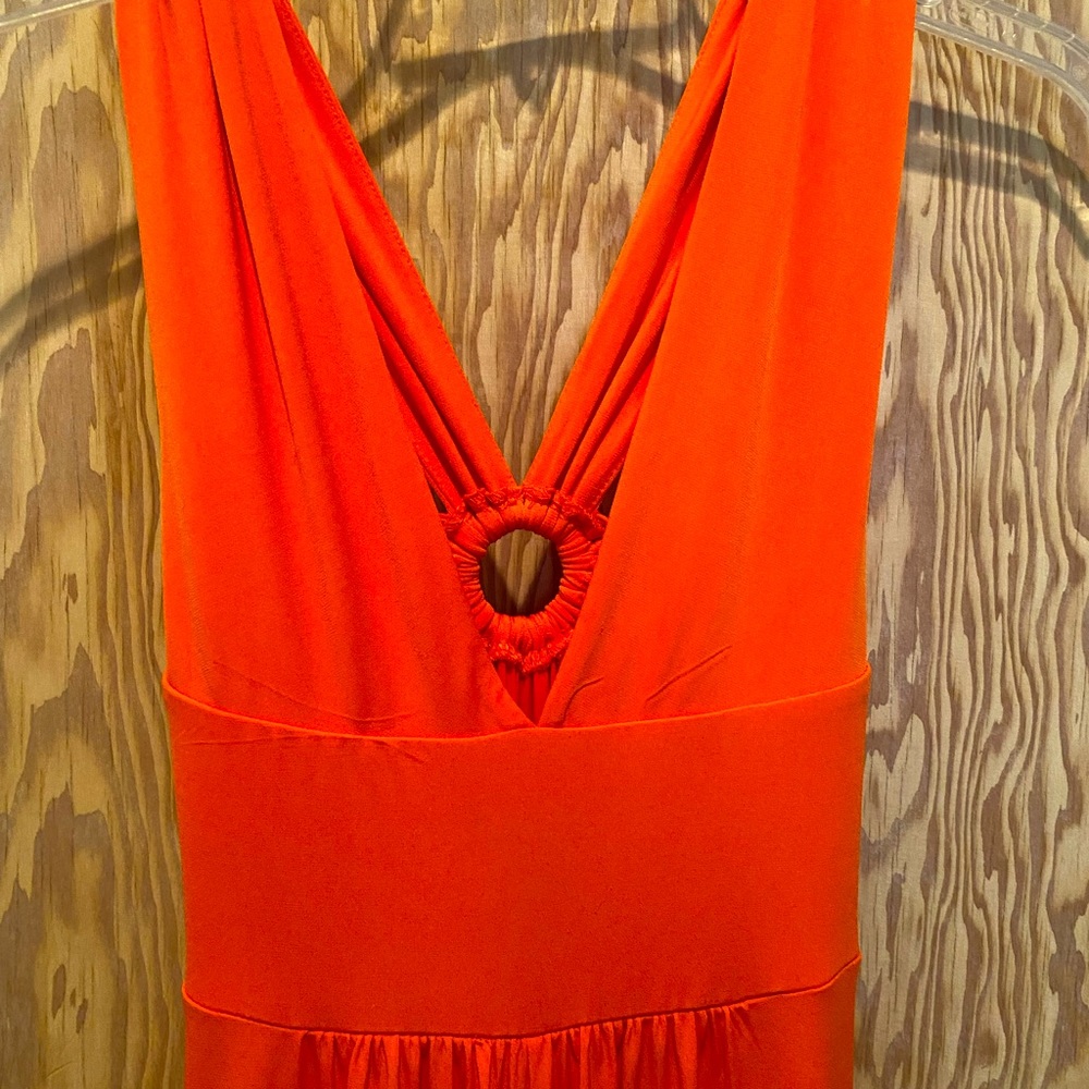 Coral Maxi Dress